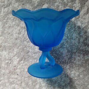 Vintage Original Westmoreland Stemmed Doric Satin Dish